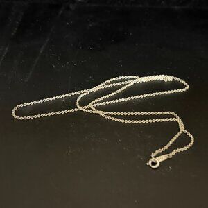 Tiffany & Co Sterling Silver Cable Chain Necklace 20” 925 JR1294